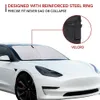 Nieuw voor Tesla Model Y 3 2017-2022 Auto-voorruitenscherm Zonnebrandcrème Zonneschaduw Zonnebrandcrème Blokken Parasol Coche UV Rays Protection