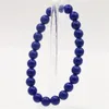 Strand Blu Scuro Resina Artificiale Miele Cera Ambra Imitata Braccialetto di Perline Rotonde 8mm 10mm Accessori Donna 7.5 Pollici Y111