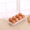 Bottiglie di stoccaggio Cucina Scatola per uova a 8 scomparti Frigorifero Conservazione fresca Picnic portatile Ricezione plastica
