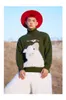 Men's Sweaters A548 Fashion Men's 2023 Runway Luxury European Design Party Style Clothing