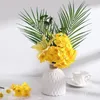 装飾的な花のライフルのような1ブーケ美しい花のアレンジメント偽の水仙の色速い人工家の装飾