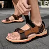 Sandals Summer Men Fashion Non-slip Sneakers Leather Climbing Fishing Outdoor High Quality Trekking Hiking Soft Water BeachSandals