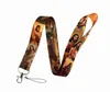 Designer Keychain Jesus Pattern Print Mobile Phone Belt Neck Strap Lanyard Keychain USB ID Card Badge Holder Neckband Webbing Ribbon Hanging Rope