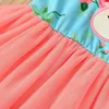 Girl Dresses Tulle Dress Kids Clothes Girls Bow Patchwork Princess Toddler Baby Easter Outfits Vestidos (1-6Years)