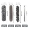 Kit de plumes extensible Dusters Brosse lavable de nettoyage à long manche télescopique en microfibre avec tête flexible 230512