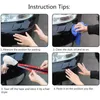 Новый 2PCS CAR BUMPER Protector Corner Guard Anti-Collision Anti-Scratch Pliers Защита для защиты тела для защиты корпуса.