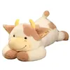 Big Cartoon Cow Peluche Gigante Morbido Mucca da latte Bambola di pezza Cuscino per dormire Cuscino Regalo di compleanno