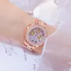 Relojes de pulsera Top Diamond Reloj de mujer Cuarzo Oro rosa Vender relojes Acero inoxidable Exquisito para reloj Relogio