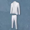 Мужские костюмы 1 Стильный формальный костюм Супер мягкие блейзерные брюки с длинным рукавом Slim Fit Demperament