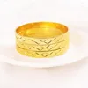 Bracelet 4 pièces en or 24 carats pour femmes Dubai mariée mariage Bracelet éthiopien afrique arabe bijoux breloque