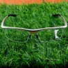 Sunglasses Al-mg Alloy Sporty Delicate Hinge Half-rim Silver Frame Cool Men Progressive Multifocal Limited Reading Glasses 0.75 To 4