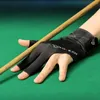 Supporto per polso 1 Pz 3 Dita Guanti da Piscina Biliardo Mano Sinistra Tiratori Snooker Cue Sport Guanto Mostra Per Le Donne Uomini Biliardo