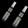 Latest Frosted Flower Quartz Tips Banger for Filter Smoking Mouthpiece 10mm 14mm 19mm Hookahs Water Pipes Bongs Oil Rigs Bangers Tools