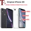 refurbished Original Apple iPhone XR 2942mAh RAM 3GB ROM 64GB/128GB /256GB Unlocked Mobile Phone 4G LTE 6.1" Hexa-core 12MP&7MP 5pcs