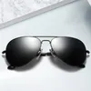 Mode pilote lunettes de soleil hommes femmes Vintage Designer UV400 miroir lunettes 58mm conduite en plein air lunettes de soleil pour unisexe avec étuis