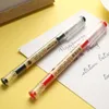 Stylos gel 12pcs japon encre stylo à bille noir/bleu/rouge école bureau stylo à bille