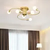 Lampadari Lampadario moderno a soffitto Lampada a led Luce domestica Apparecchio di illuminazione per interni Camera da letto Soggiorno Cucina Sala da pranzo Decorazione Ferro di lusso