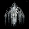 Lámparas colgantes Postmodern Light Luxury Crystal Living Room Villa Dormitorio Personalidad El Restaurant Art Designer Chandelier