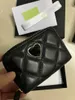 The new heart coin purses lady small genuine leather wallet famous designer card holder