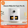 フライヤーXiaomi Mijia Air Frytownica Pro 4 Litrowa Bezolejowa 220V Mi Elektryczna Frytownica Powietrza Z Grillem Dla Domu Kuchnia Inteligenia