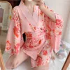 Vêtements ethniques 2023 Kimono Cardigan Ensembles Traditionnel Cheongsam Pyjamas Geisha Japonaise Kawaii Lingerie Sexy Érotique Femmes Vintage Robe A292