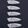 100PCS 7cm 10g Top Water Popper Blank Hard Unpainted Fishing Baits Crankbait Wobblers Lures311c