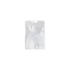 収納バッグ1PCセルフシールバッグのプラスチック肥厚透明な色の骨シールされたポケット化粧品ブラシパッケージ