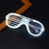 LED 안경 네온 파티 플래시 안경 빛나는 가벼운 안경 바 파티 콘서트 소품 형광 광선 사진 소품 소모품