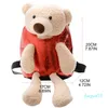 Cartoon Plush Bear Kids Backpacks Stuffed319U