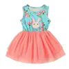 Girl Dresses Tulle Dress Kids Clothes Girls Bow Patchwork Princess Toddler Baby Easter Outfits Vestidos (1-6Years)