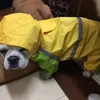 Vestuário para cães pet pão de chuva roupas impermeáveis ​​para cães grandes labrador Golden retriever chuva manta macacão macacão macacão macacão jaqueta externa