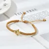Bracelets porte-bonheur ZMZY cuivre Hamsa main oeil perles chanceux tressé corde chaîne Bracelet pour femmes hommes avec bonne chance