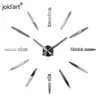 Väggklockor toppmode modern klockklocka klistermärken reloj de pared hem dekoration horloge nål kvarts klockor1