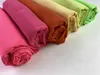 Écharpes à la mode femmes Hijab écharpe en mousseline de soie lourde Wrap couleur unie châles bandeau musulman Hijabs boîte-cadeau foulard Foulard