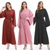 Abaya Longue Femmes Robe Muslimah Robe Maxi Robe Baju Wanita Niqab Khimar Modeste Hijab Robe CL # CP01