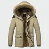 Men's Down Winter Jacket Men Brand Clothing Fashion Casual Slim Thick Warm Mens Coats Parkas With Hooded Long Overcoats Male Clothes ML026