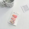 16149 Baby Cute Fabrics Florals Fruit HairPin BB Side Hair Clip Barrette dla dzieci Dziewczyny Dziewczyny