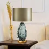 Table Lamps Modern Light Luxury Study Bedroom Bedside Lamp Nordic Simple Model Room Exhibition Hall Living El Glass