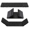 Wireless Folding Keyboard with Touchpad Rechargeable Foldable Bluetooth Keyboard for Tablet Ipad