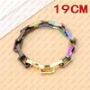 2023 cadena de eslabones de moda diseñador collar pulsera joyería de lujo acero inoxidable hiphop naranja negro plata para hombre cadenas collares joyería para hombres mujeres regalo