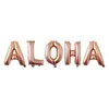 Party Decoration 1Set 16 tum Summer Hawaii Ananas Aloha Letters Foil Balloons Home Decorations Party