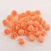 Dekorativa blommor 50st/väska Artificial Rose Mini Pe Foam Flower Head Handmased Diy Wedding Home Decoration Festive Party Supplies1