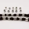 Perline Altri 27 stili Tubo d'argento tibetano Distanziatore in metallo Charms fai da te per la creazione di gioielli 20/50/100 pezzi