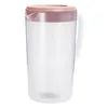 Conjuntos de utensílios de jantar 2200 ml de bule transparente para bebidas arremessadores de café café expresso de mixagem de plástico tampa