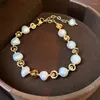 Charme Armbänder 2023 Französisch Unregelmäßige Perle Hohl Kreis Kette Für Frauen Licht Luxus Elegante Temperament Armband Schmuck