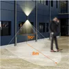 Lámparas de pared Luz de detección de movimiento inteligente WIFI Lámpara LED 5W Exterior Interior Jardín AutoSensor Decoración Iluminación