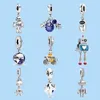 925 Sterling Silver Charms för Pandora smycken pärlor DIY Pendant Kvinnliga armband pärlor robotpärl