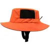 Stingy Brim Hats Beach surfing hat mesh breathable sun hat UPF50summer outdoor fishing with adjustable chin bucket hat water sports unisex 230512