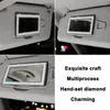 Interior Accessories Car Sun Visor Vanity Mirror Self Adhesive Auto Cosmetic 15x8cm/5.91x3.15in Miltiporpose For Seats Back Bedroom