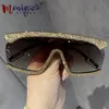 نظارة شمسية واحدة Picies Goggles الأزياء النظارات الشمسية للسيدات النظارات الشمسية المضادة للرياح نظارات شمسية للسيدات UV400 نظارات خمر 230512